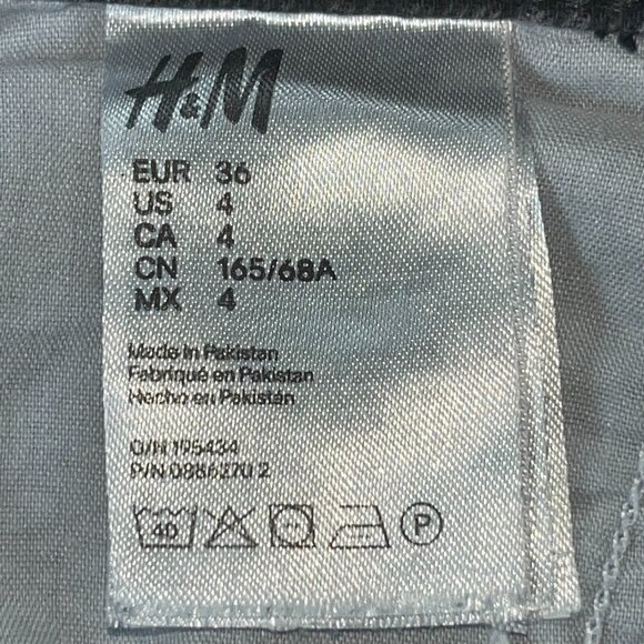 & DENIM for H&M BALLOON FIT BARREL ULTRA HIGH WAIST FADED BLACK JEANS - EUC - 4 - Picture 9 of 9